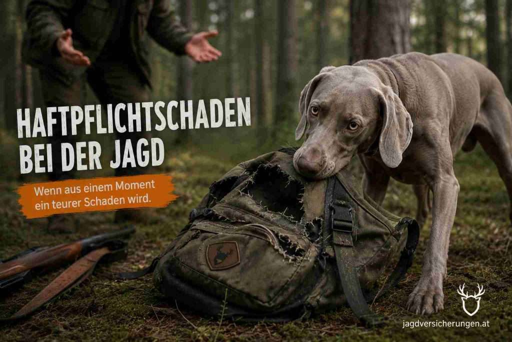 Weimaraner macht Schaden